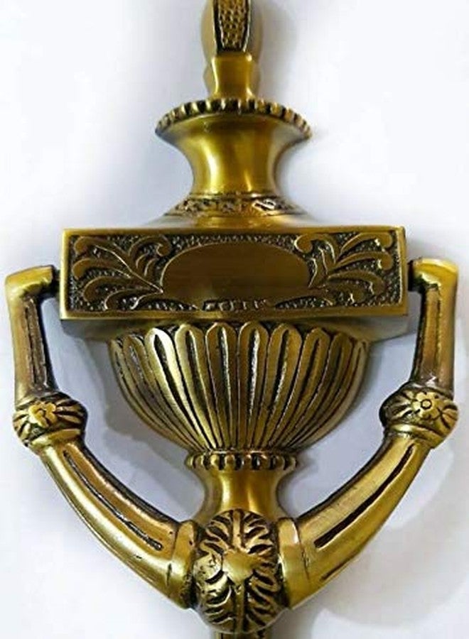 BRASS INDIA براس إنديا - مطرقة باب عتيقة فاخرة من النحاس الأصفر 7 بوصات × 4 بوصات | مصنوعة بالكامل من النحاس الأصفر | رقم الموديل: 961 | - Image 5